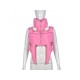 Stand-up Collar Zipper Sleeveless Padded Short Jacket