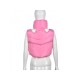 Stand-up Collar Zipper Sleeveless Padded Short Jacket