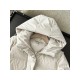 Solid Color Hooded Loose Down Coats