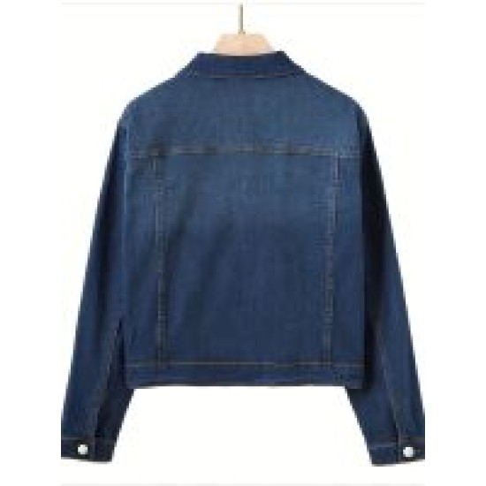 Plus-size Women Denim Jacket – Mallcopilot fashion women's clothings and shoes outlet factory store