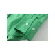 Casual Pure Green Long Sleeve Blouse For Women