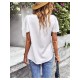 Solid Color Square Neck Ruffled Sleeve Ladies Top