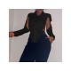 Designer Fashion Solid Hollow Out Long Sleeve Ladies Blouse