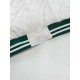 Winter Letter Embroidered Baseball Jacket For Women