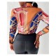 Casual Fashion Printed Long Sleeve Blouses