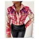 Casual Fashion Printed Long Sleeve Blouses