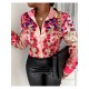 Casual Fashion Printed Long Sleeve Blouses