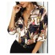 Easy Matching Printed Long Sleeve Blouses