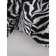 Zebra Stripes Long Sleeve Street Ladies Blouse