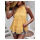 Bohemian Style Chiffon Sleeveless Ladies Tops