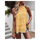 Bohemian Style Chiffon Sleeveless Ladies Tops