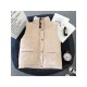 Pure Color Pockets Winter Sleeveless Corduroy Coats