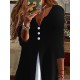 Casual Dress Summer Dress Loose Dress Color Block Ruched Button V Neck Mini Dress Active Fashion Outdoor Daily Half Sleeve Loose Fit Black Spring Summer S M L XL XXL