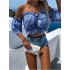 Women Sexy Ruffles Short Sleeve Cropped Tops