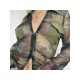 Camouflage See Through Gauze Top