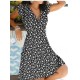 A Line Dress Knee Length Dress Blue White Gray Red Sleeveless Floral Print Spring Summer V Neck Elegant Casual Sexy 2023 S M L XL XXL XXXL