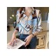 Korean Casual Printing Women’s Long Sleeve Shirt Top