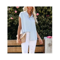 Chic Casual Pure Color Women’s Shirt