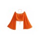 New Summer Layered Pleated Drawstring Women Blouse