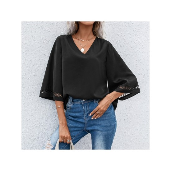 Fashion Sexy Half Sleeve Tops Blouses For Women