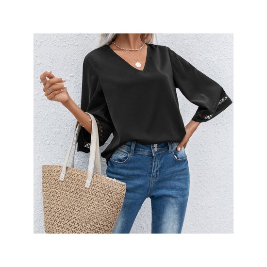 Fashion Sexy Half Sleeve Tops Blouses For Women