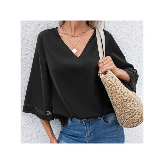 Fashion Sexy Half Sleeve Tops Blouses For Women