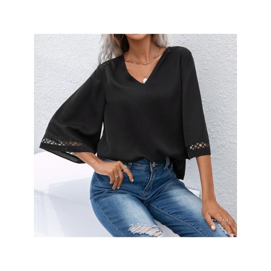 Fashion Sexy Half Sleeve Tops Blouses For Women