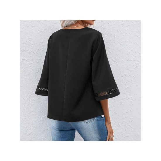 Fashion Sexy Half Sleeve Tops Blouses For Women