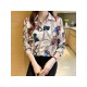 2022 Design Sense Printing Loose Casual Shirt Top