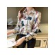 2022 Design Sense Printing Loose Casual Shirt Top