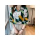 2022 Geometric Printing Women’s Long Sleeve Shirt Top