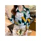 2022 Geometric Printing Women’s Long Sleeve Shirt Top