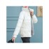 Plus Size Heart Shape Solid Winter Short Coat