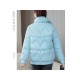 Plus Size Heart Shape Solid Winter Short Coat