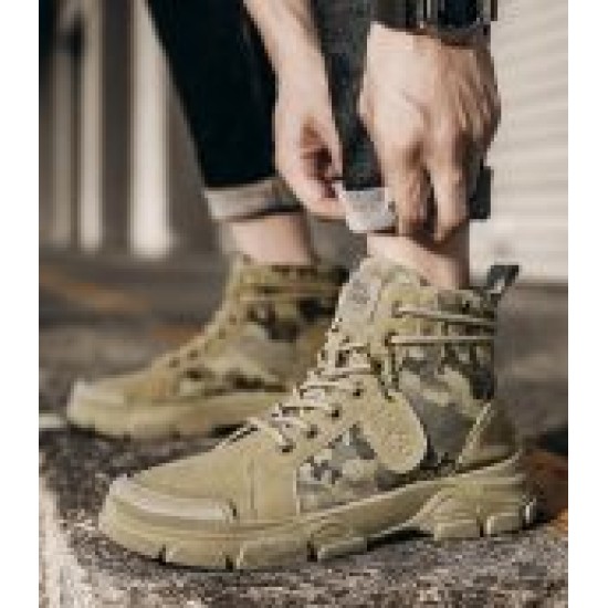 Autumn camouflage martin boots boy Casual boots for men – Mallcopilot fashion women's clothings and shoes outlet factory store