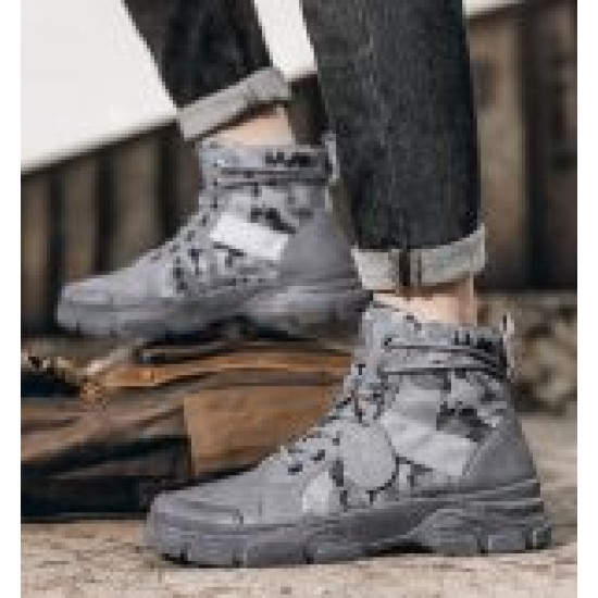 Autumn camouflage martin boots boy Casual boots for men – Mallcopilot fashion women's clothings and shoes outlet factory store