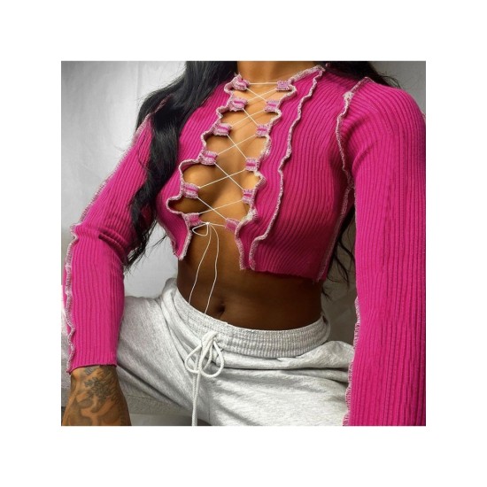 Fashion Sexy Long Sleeve Tops Blouses