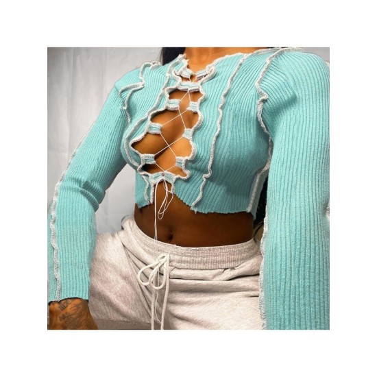 Fashion Sexy Long Sleeve Tops Blouses