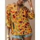 Women Printing Long Sleeve Shirts