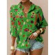 Women Printing Long Sleeve Shirts