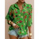 Women Printing Long Sleeve Shirts