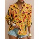 Women Printing Long Sleeve Shirts