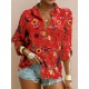 Women Printing Long Sleeve Shirts