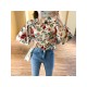 Women’s Printed Chiffon Long Sleeve Blouses