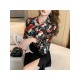 Women’s Printed Chiffon Long Sleeve Blouses